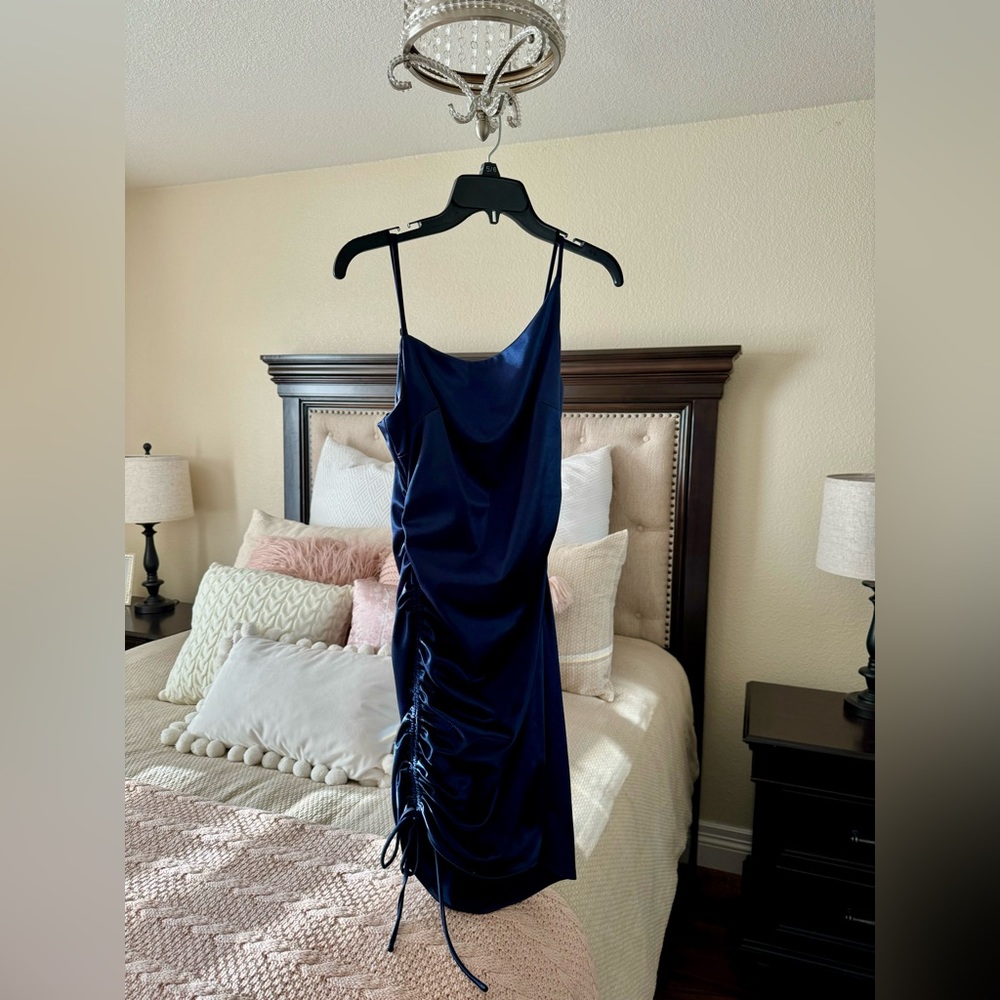 Blue Dress - graduation, prom, cocktail